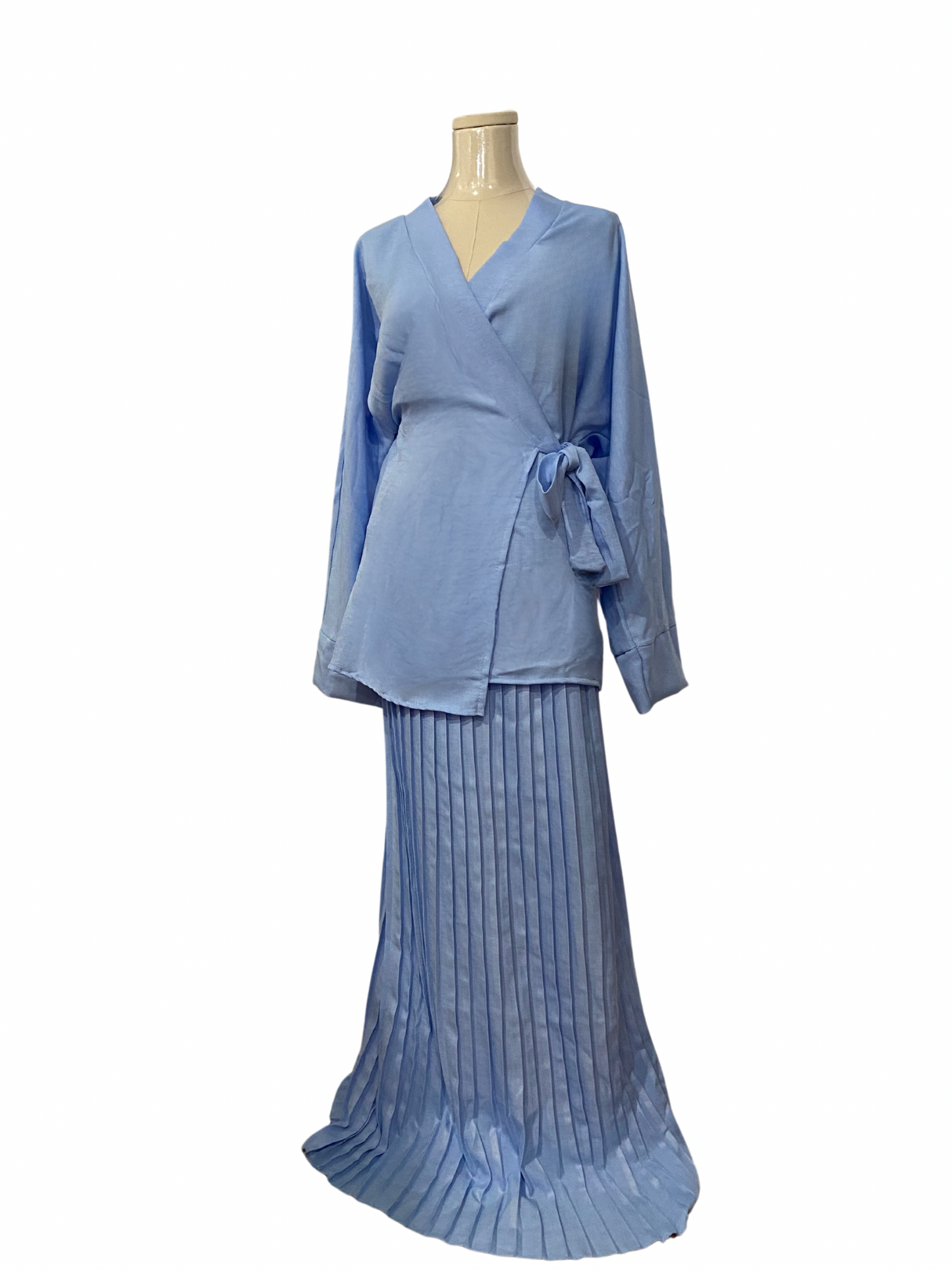 Pleated skirt set