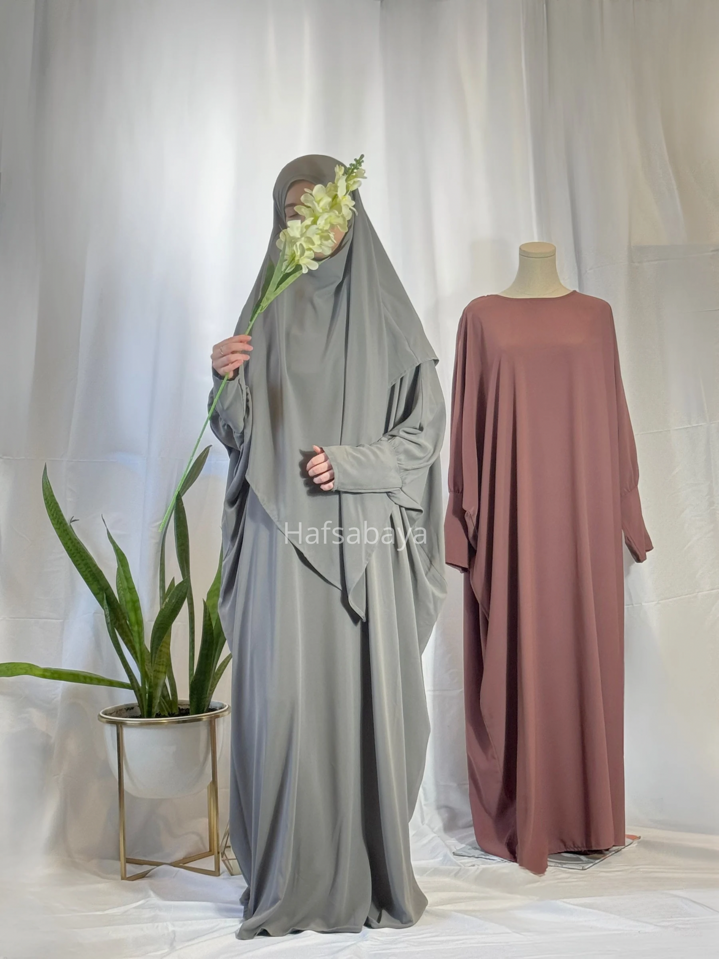 Abaya Khimar Set Medina Silk