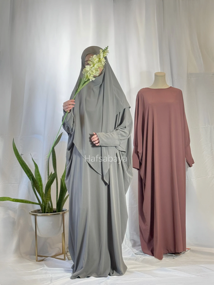 Abaya Khimar Set Medina Silk