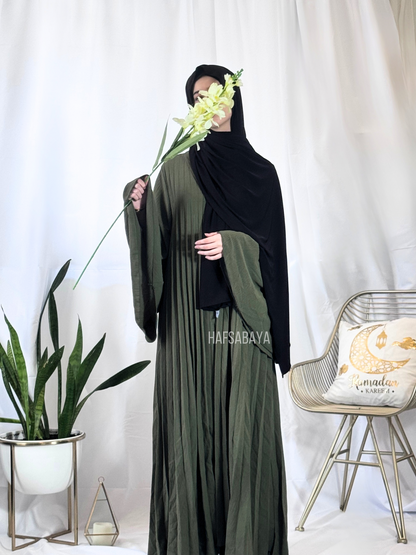 Wavy Abaya - wide sleeves