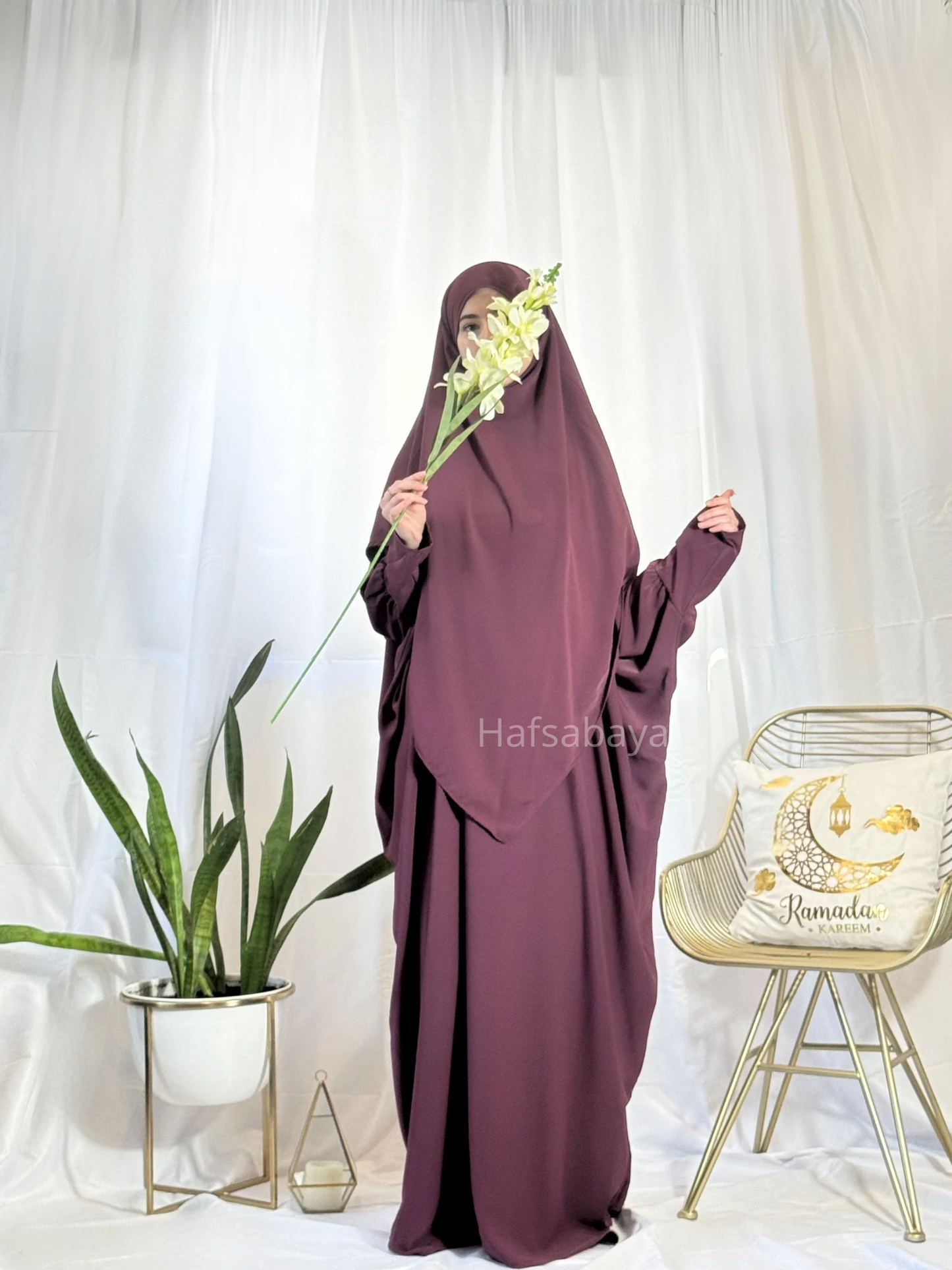 Abaya Khimar Set Medina Silk